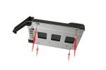 Icy Dock MB699VP-B Hard Drive Backplane Schwarz