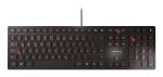 CHERRY KC 6000 SLIM Kabelgebundene Tastatur, Schwarz, USB...