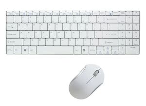 LogiLink ID0109 Tastatur Maus enthalten RF Wireless Weiß