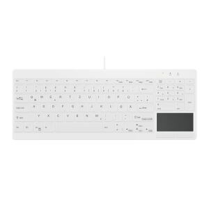 Contour Design Active Key Contour QuickClean Medizinische Tastatur IP68 Touchpad Kompakt Kabelgebunden Weiß DE C7412