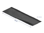 DELOCK Gewebeschlauch Klettverschl. hitzebest.10mx20mm Black