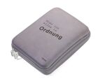 TROIKA CBO10/GB Personal Organizer Kunstleder, Samt Grau