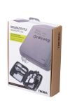 TROIKA CBO10/GB Personal Organizer Kunstleder, Samt Grau