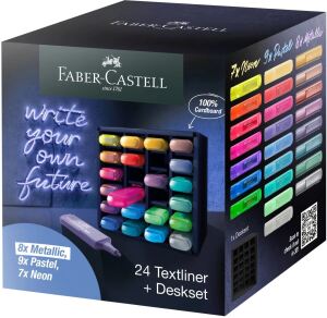 Faber-Castell 254602 Marker 24 Stück(e) Meißel Mehrfarbig