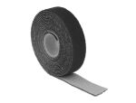 DELOCK Kabelbinder Klettverschluss 3000x20mm 1x Rol schwarz