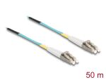 DELOCK LWL Kabel LC Duplex zu LC Duplex Multimode OM3 50 m