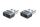 Kabelmeister Adapter USB 2.0 Stecker A an USB-C Buchse, Aluminiumgehäuse, grau, 2er-Set