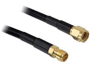 DELOCK HF Kabel RP-SMA -> RP-SMA St/Bu 5.00m low loss