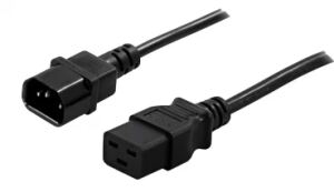 PowerWalker 91010040 Stromkabel Schwarz C14-Koppler C19-Koppler