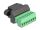 DeLOCK RJ45 Stecker zu Terminalblock Adapter 2 Pin
