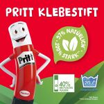 Pritt Klebestift 2*22g + Radierer retail