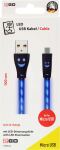 2GO 795535 USB Kabel 1 m USB B Micro-USB B Blau