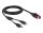 DELOCK PoweredUSB Kab. 24v St > USB-B St + Hosiden 3Pin 2.0m