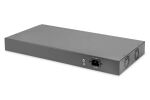 Digitus DN-95343 Netzwerk-Switch Unmanaged Fast Ethernet (10/100) Power over Ethernet (PoE) 1U Schwarz, Silber
