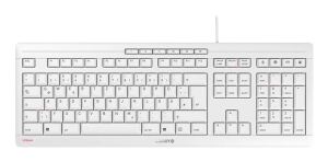 CHERRY STREAM KEYBOARD, Kabelgebundene Tastatur, hellgrau, USB (QWERTZ - DE)