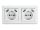 DELOCK Einbausteckdose mit 4 x USB Typ-A Ladeport 2 x 2,8 A