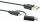 Schwaiger CK 3112 USB Kabel USB 2.0 1 m USB A Micro-USB B 0,48 Gbit/s Schwarz