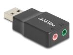 DeLOCK Externe USB Soundkarte mit USB-A Stecker auf 2 x...