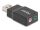 DeLOCK Externe USB Soundkarte mit USB-A Stecker auf 2 x 3,5 mm Klinkenbuchse Plug & Play Audio Adapter schwarz