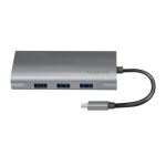 LogiLink UA0383 laptop-dockingstation & portreplikator Kabelgebunden USB 3.2 Gen 1 (3.1 Gen 1) Type-C Silber