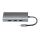 LogiLink UA0383 laptop-dockingstation & portreplikator Kabelgebunden USB 3.2 Gen 1 (3.1 Gen 1) Type-C Silber