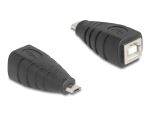 DELOCK Adapter USB 2.0 Micro-B Stecker zu B Buchse