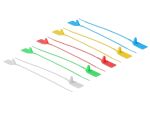 DELOCK Kabelbinder mit Beschriftungsfeld L 250 x B 2,7 mm