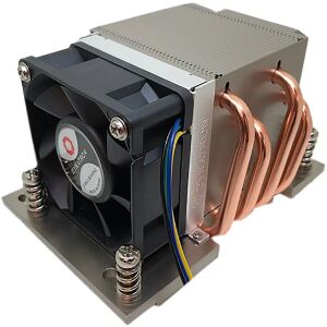 Inter-Tech A-26 Prozessor Kühler 6 cm Schwarz, Silber