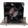 Inter-Tech A-26 Prozessor Kühler 6 cm Schwarz, Silber