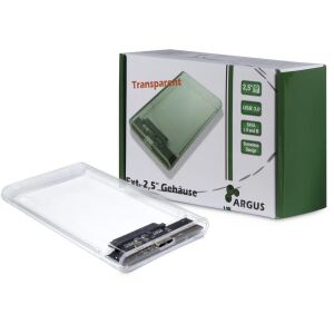 Inter-Tech GD-25000 HDD-Gehäuse Transparent 2.5"