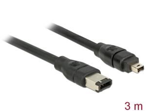 DELOCK FireWire-Kabel FW400 4pin -> FW400 6pin St/St 3,00m retail
