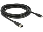 DELOCK FireWire-Kabel FW400 4pin -> FW400 6pin St/St 3,00m retail