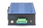Digitus 8 Port Gigabit Ethernet Netzwerk PoE Switch, Industrial, Unmanaged
