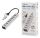 LogiLink USB 3.0 Hub, 4x USB-A, 5 Gbit/s, 2-in-1 Anschlusskabel, Silber