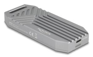 DeLOCK 42033 Speicherlaufwerksgehäuse SSD-Gehäuse Grau M.2