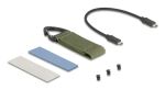 DeLOCK 42033 Speicherlaufwerksgehäuse SSD-Gehäuse Grau M.2