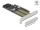 DeLOCK PCI Express x16 Karte zu 1 x M.2 Key B + 1 x NVMe M.2 Key M + 1 x mSATA - Low Profile Formfaktor