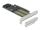 DeLOCK PCI Express x16 Karte zu 1 x M.2 Key B + 1 x NVMe M.2 Key M + 1 x mSATA - Low Profile Formfaktor