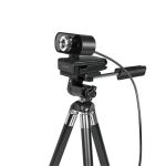 LogiLink UA0371 Webcam 3 MP 1920 x 1080 Pixel USB 2.0 Schwarz, Silber