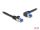 DeLOCK RJ45 Netzwerkkabel Cat.6A S/FTP gerade / links gewinkelt 3 m schwarz