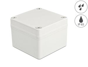 DELOCK Installationsgehäuse IP65 wasserdicht 100x100x75mm gr