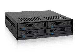 Icy Dock MB324SP-B Disk-Array 0 TB Desktop Schwarz