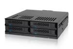 Icy Dock MB324SP-B Disk-Array 0 TB Desktop Schwarz
