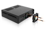 Icy Dock MB324SP-B Disk-Array 0 TB Desktop Schwarz
