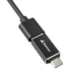 Sharkoon 4044951037575 laptop-dockingstation & portreplikator Kabellos USB 3.2 Gen 1 (3.1 Gen 1) Type-C Schwarz