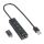 Sharkoon 4044951037575 laptop-dockingstation & portreplikator Kabellos USB 3.2 Gen 1 (3.1 Gen 1) Type-C Schwarz