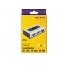 DeLOCK 87729 Serial Switch Box Kabelgebunden