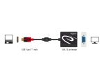 DeLOCK 62994 Videokabel-Adapter 0,2 m USB Typ-C VGA...