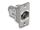 DELOCK Panel Mount BNC Bu zu BNC Bu silber / weiß