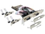 DELOCK PCI Express Card 6x D-Sub9 RS-232 ext